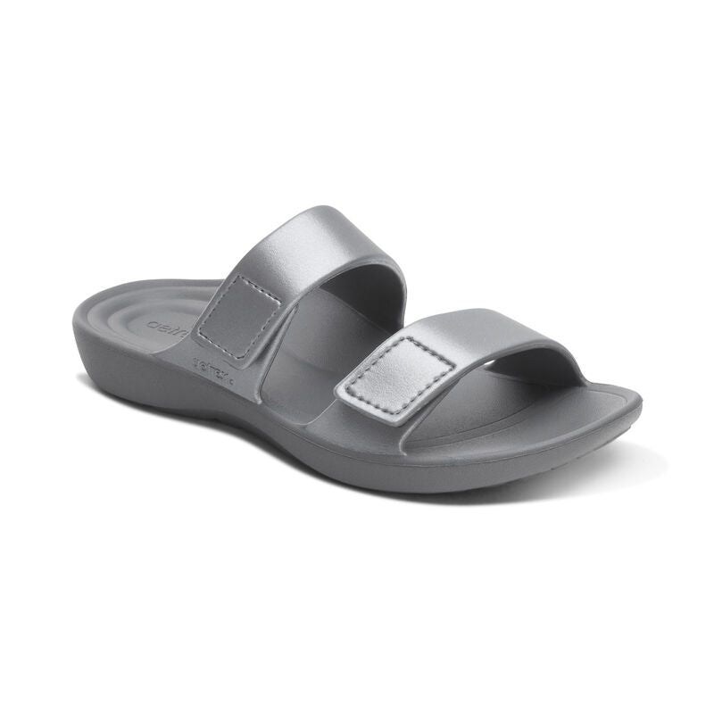 Aetrex Kaia Pewter