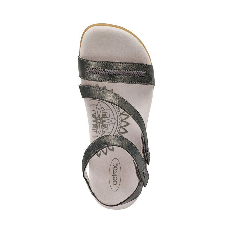 Aetrex Gabby Pewter