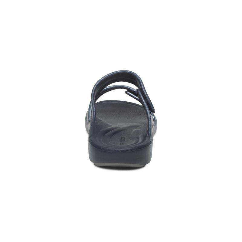 Aetrex Janey Sport Slide Navy