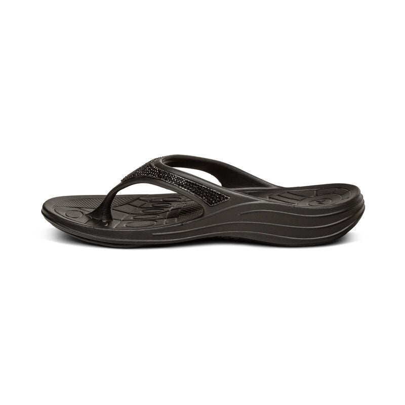 Aetrex Fiji Sparkle Black