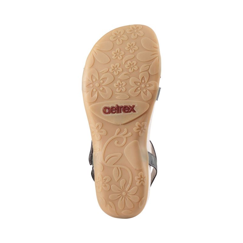 Aetrex Gabby Pewter