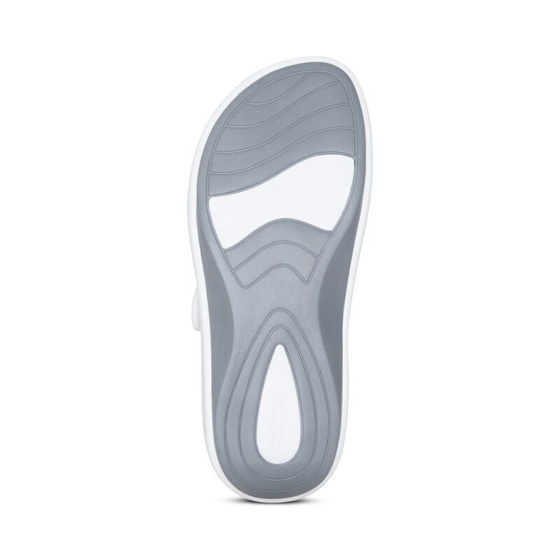 Aetrex Janey Sport Slide White