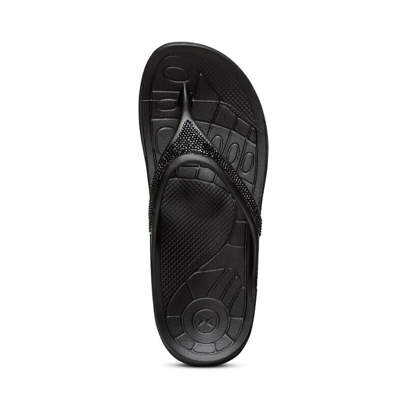 Aetrex Fiji Sparkle Black
