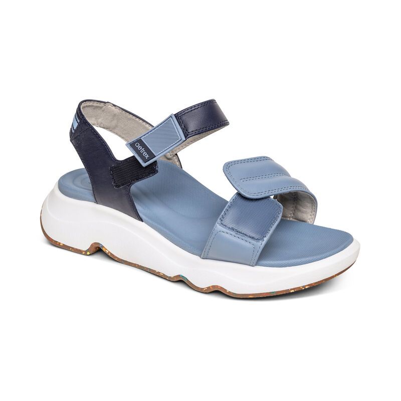 Aetrex Whit Blue
