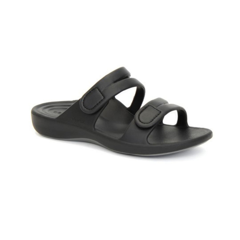 Aetrex Janey Sport Slide Black