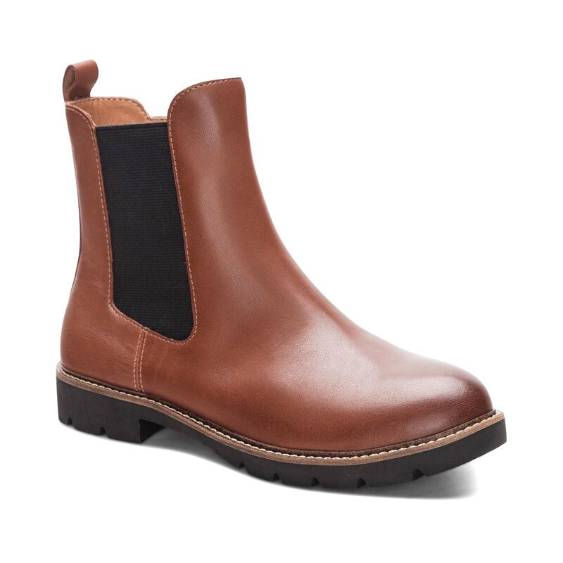 Aetrex Hannah Cognac