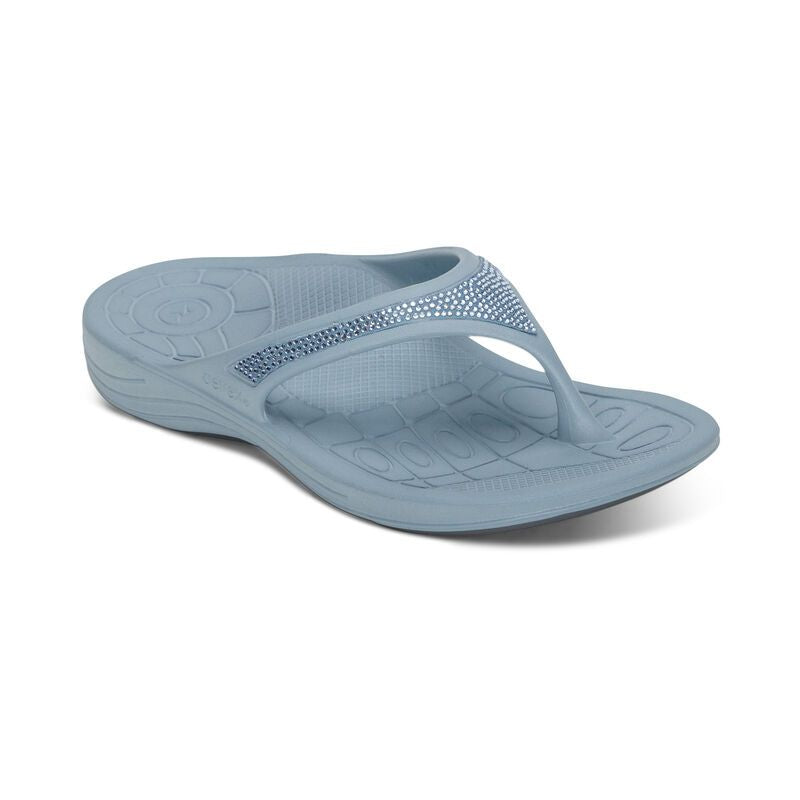 Aetrex Fiji Sparkle Blue