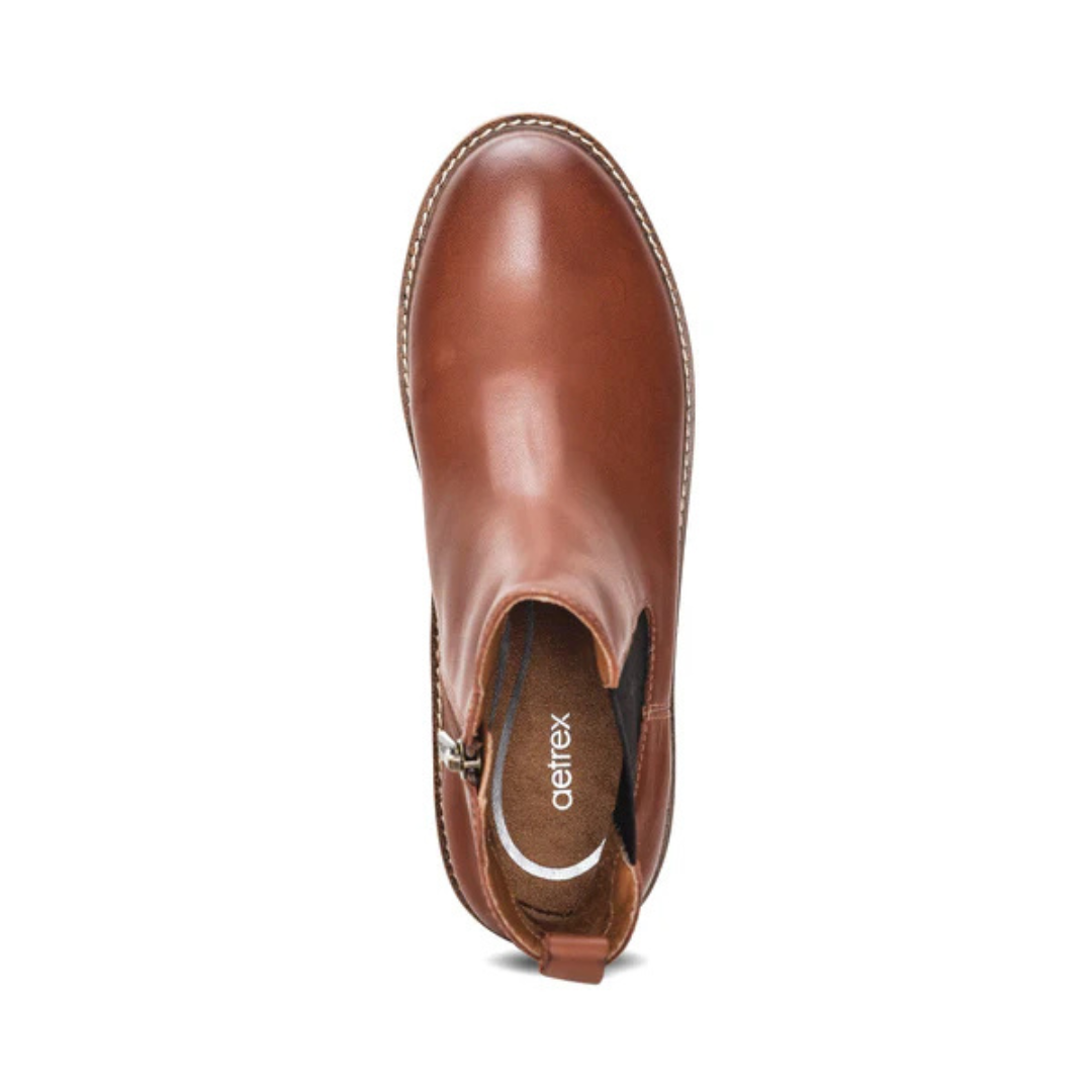 Aetrex Hannah Cognac