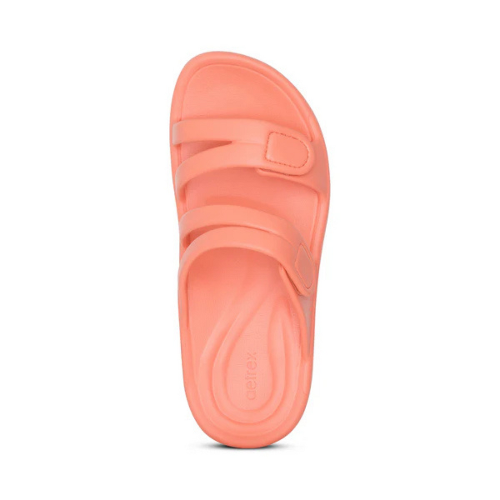 Aetrex Janey Sport Slide Coral